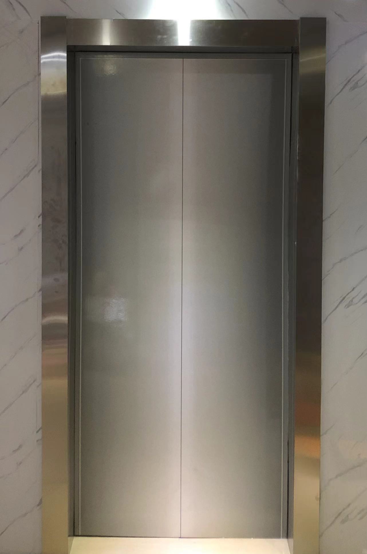 原色白拉丝不锈钢电梯门套